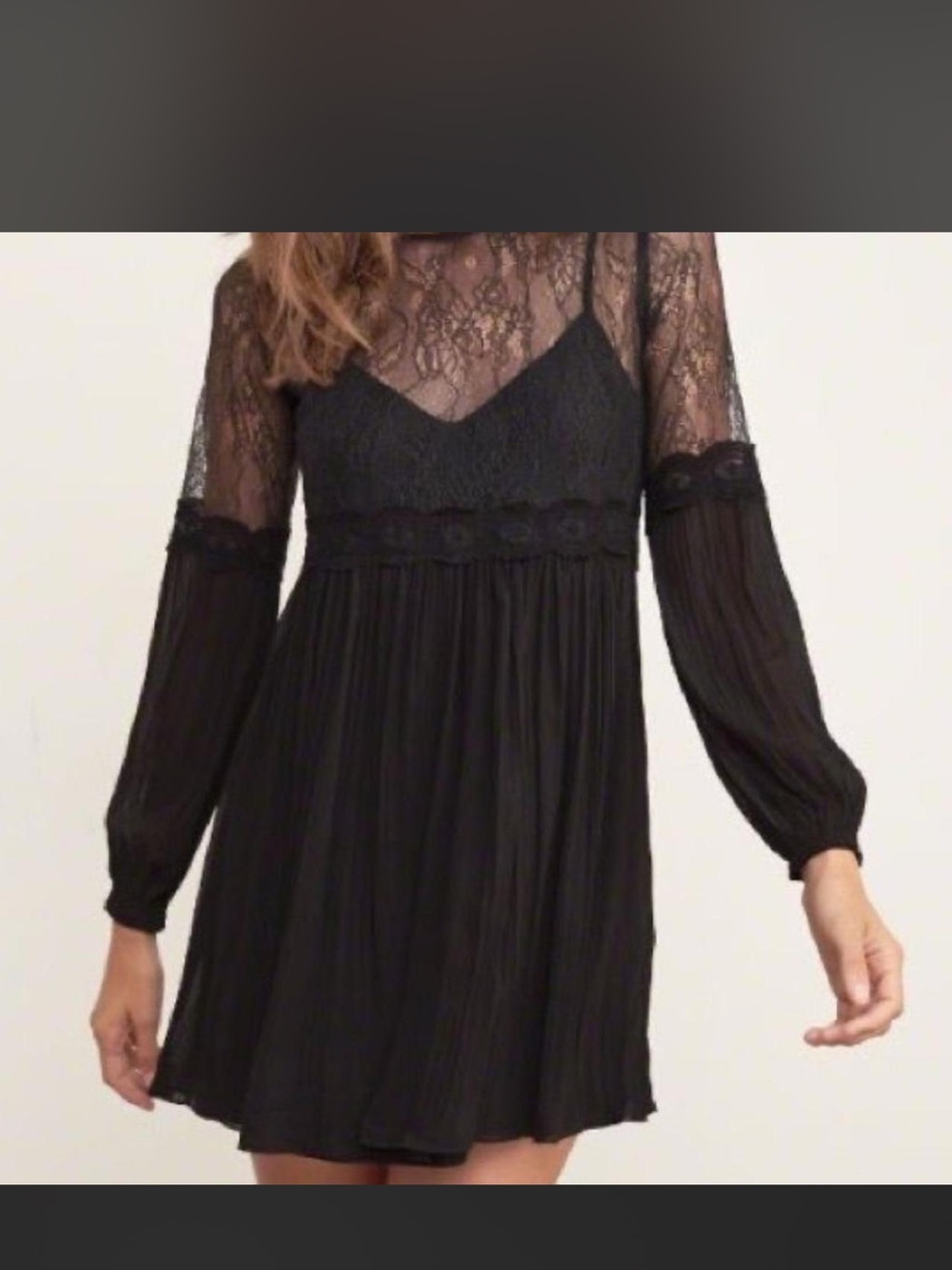 Abercrombie & Fitch Vintage Lace Babydoll dress with slip